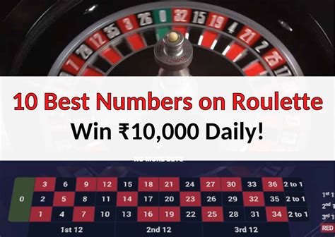 roulette numbers|10 best numbers on roulette.